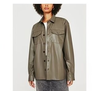 AG Adriano Goldschmied ELIAS vegan Leather Unisex Jacket